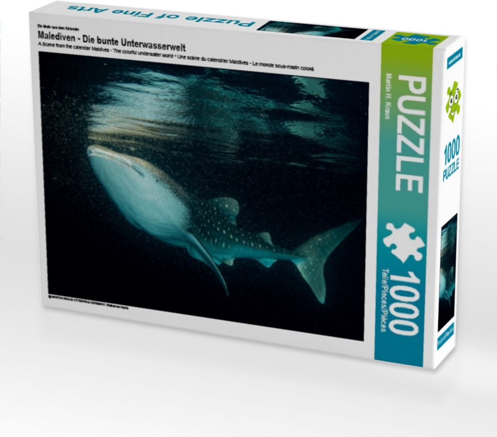 CALVENDO Puzzle Ein Motiv aus dem Kalender Malediven - Die bunte Unterwasserwelt 1000 Teile Puzzle quer | 1000 Teile Lege-Größe 64x48cm Foto-Puzz...
