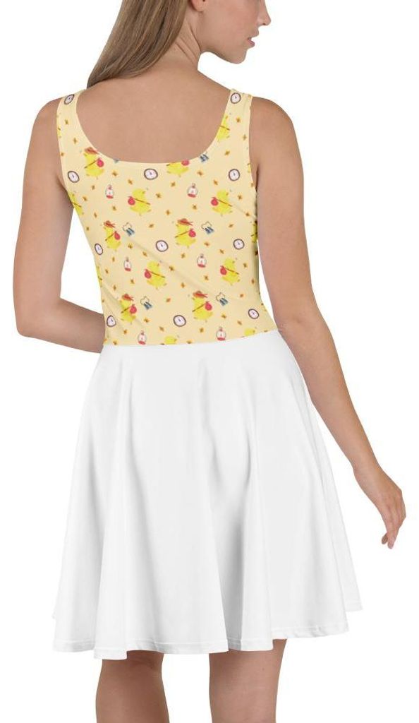 Mr. & Mrs. Panda Jerseykleid Küken Wander XXL - Gelb - Geschenk, Grüße, Kleid, Wunder, Ostern, Damenkleid, Zeit, Frohe, Damen-Sommerkleid, Minik...