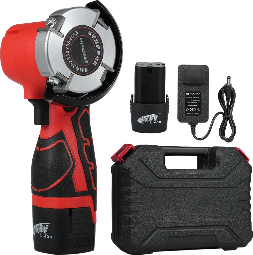 Écorceur électrique sans fil 16.8V avec lame SK5 et batterie Lithium