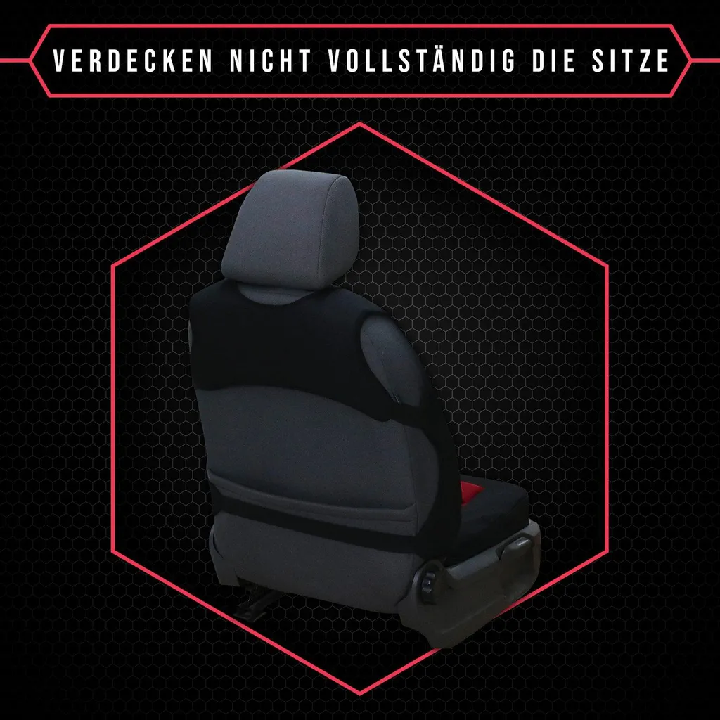 Offerta Coprisedili Auto Rossi Honda Accord - Set Completo 5 Posti - 2