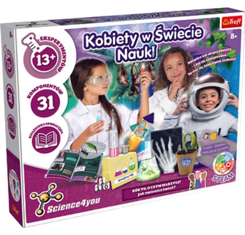 Kit STEM Femmes dans la science Science 4 You - 13 Expériences Incluses