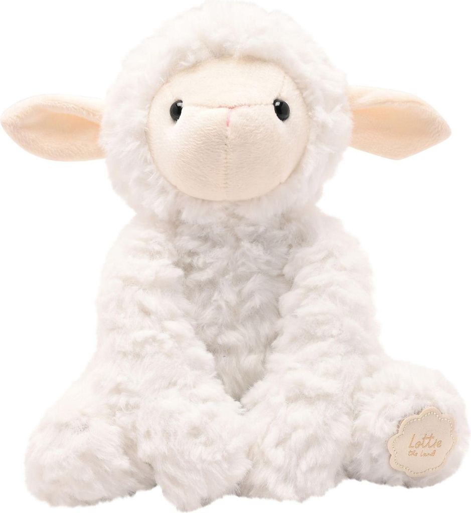 Lottie Das Plüsch sitzende weiße Lamm 22 cm WD1758 (One Size) (White)