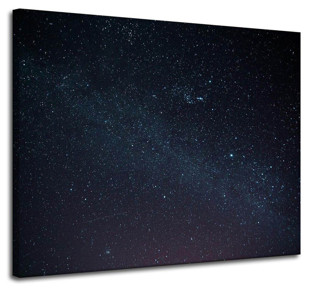 Leinwanddruck Weltraumsterne Nachthimmel 100x80