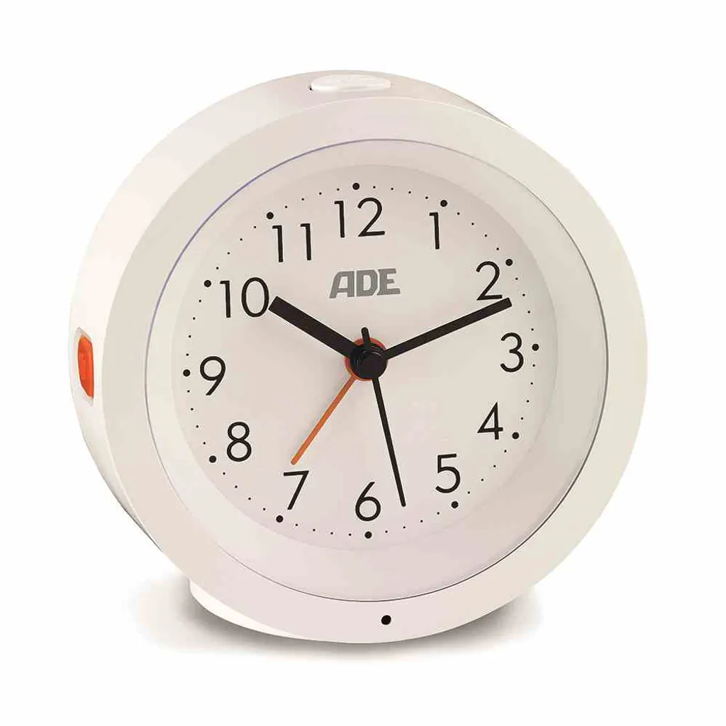 Réveil analogique sans tic-tac ADE CK1719 pour un sommeil réparateur