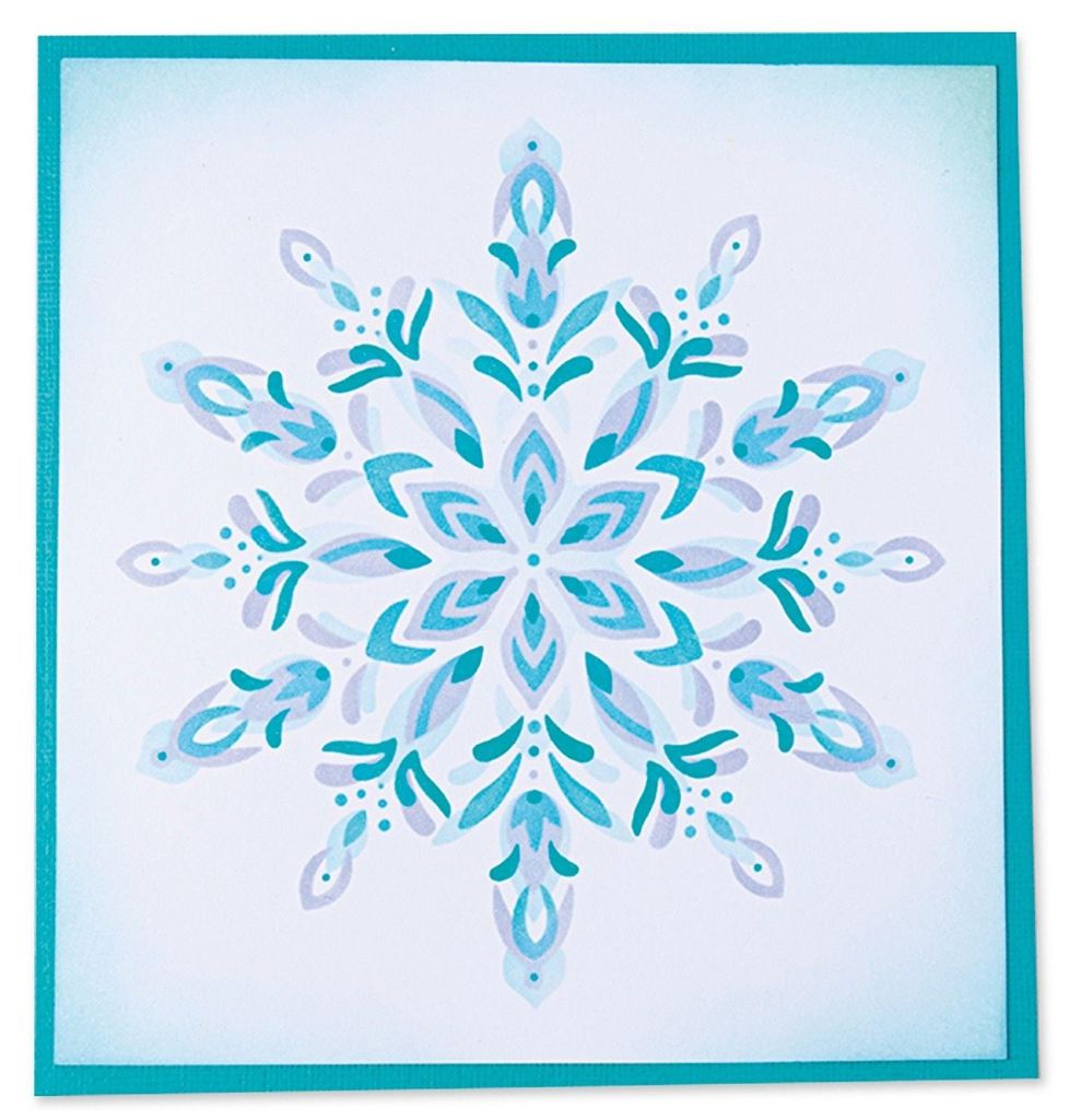 Sizzix | Layered Stencils Snowflake 4Stück