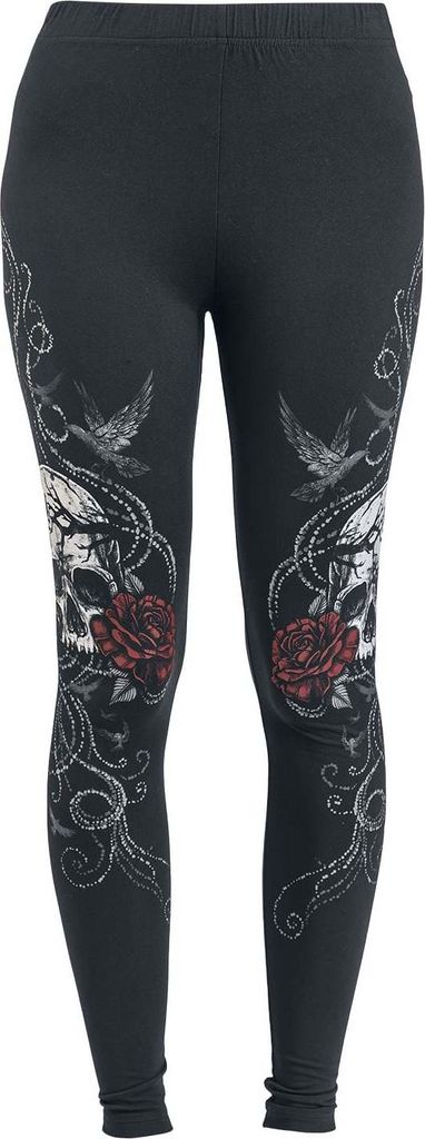 Black Premium by EMP Damen schwarze Leggings mit weichem Material XXL