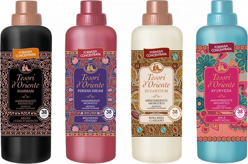 Tesori d ́oriente Weichspüler Testpaket 4x 750ml