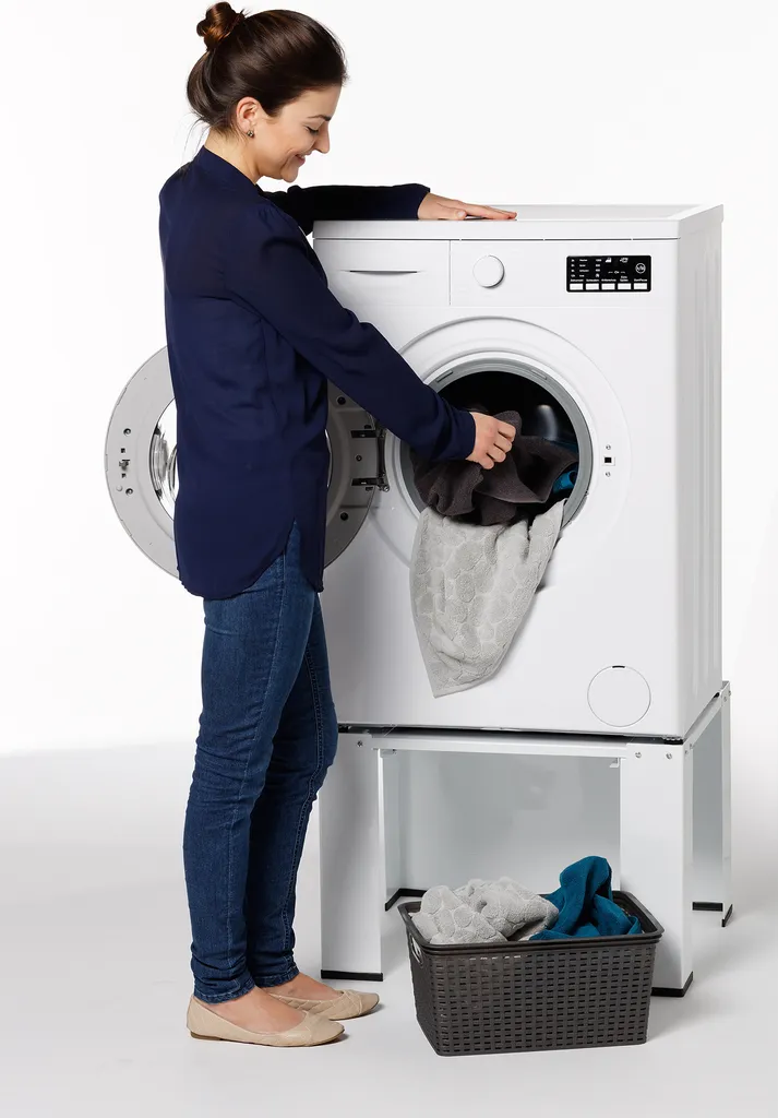 Support pour Superposer ou Stabiliser un Lave-Linge et Sèche-Linge