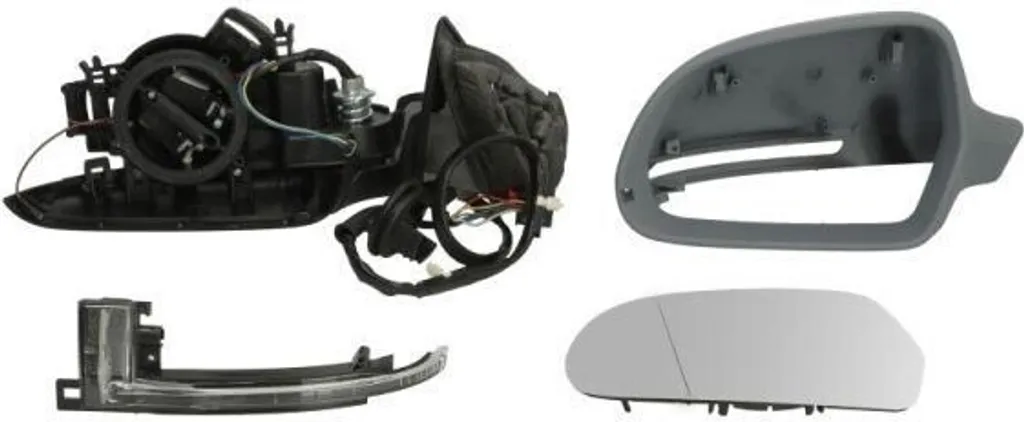 Miroir de rétroviseur gauche pour Audi A3 8P - Pièce adaptable BLIC