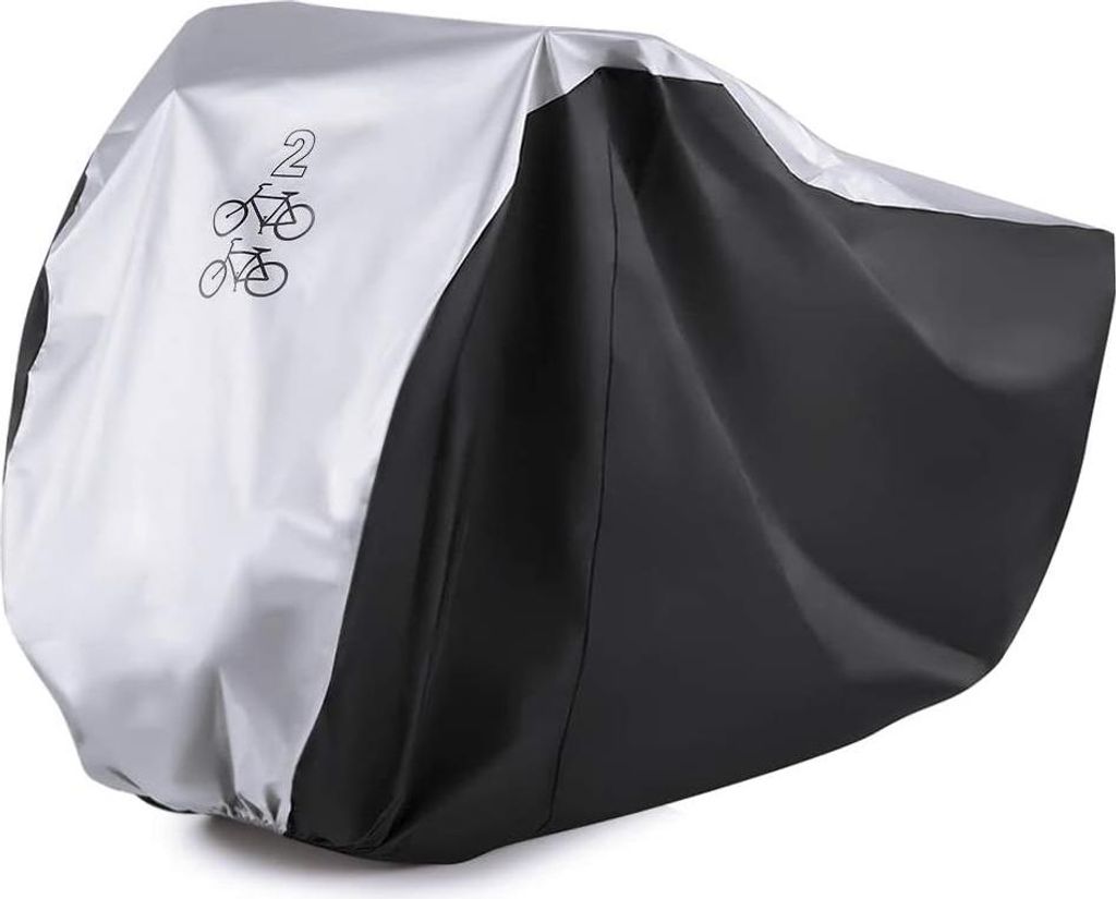 Wasserdichte Fahrradhülle für 2 Fahrräder - UV-Schutz und schmutzabweisend