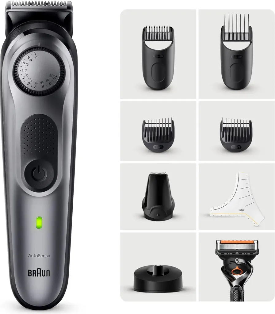Tondeuse à barbe Braun BT7420 Série 7 rechargeable et étanche noir