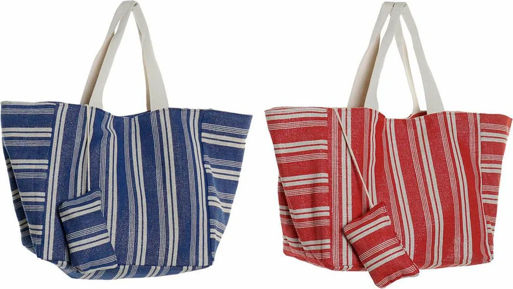 Sac Glacière Souple en Aluminium Bleu et Rouge pour Pique-nique 34 Litres