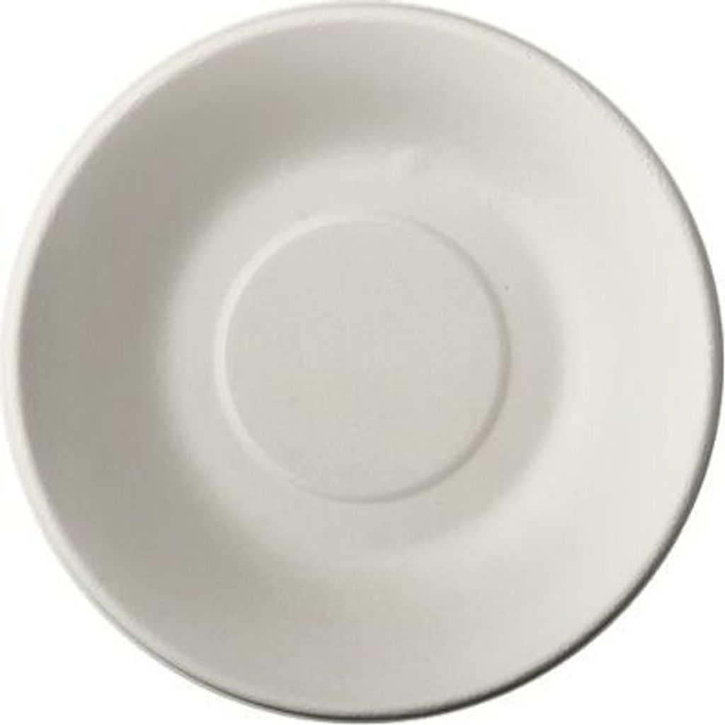 Papstar 86957, Schüssel, Rund, Zuckerrohr, Weiß, Einfarbig, Produktbild 
