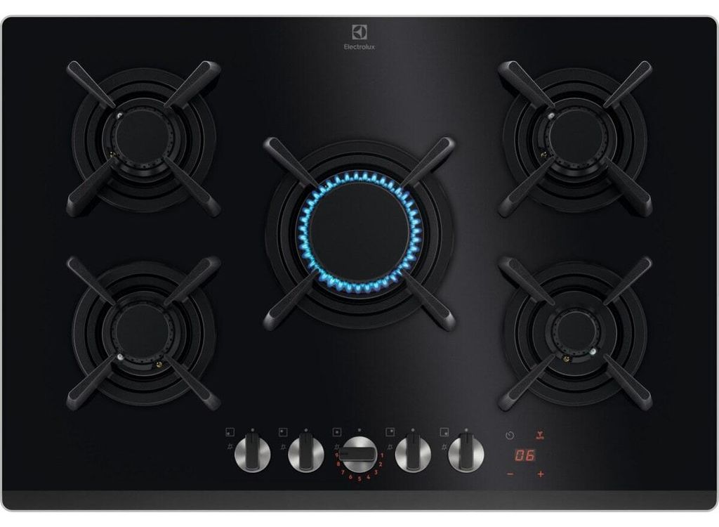 Electrolux KGG753753K Noir Intégré 75 cm Gaz 5 zone(s) Image du produit 