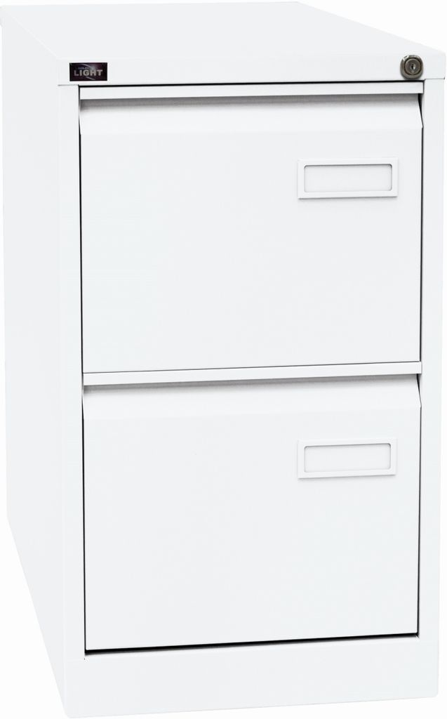 Bisley LIGHT Hängeregistrat.Schrank einb., DIN A4, 2 HR-Schubladen, we