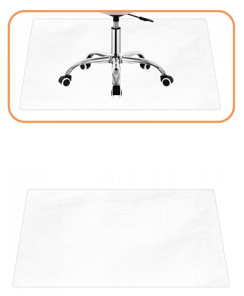 Bureauonderlegger | Antislip | Transparant| 120 x 90 cm Productafbeelding 