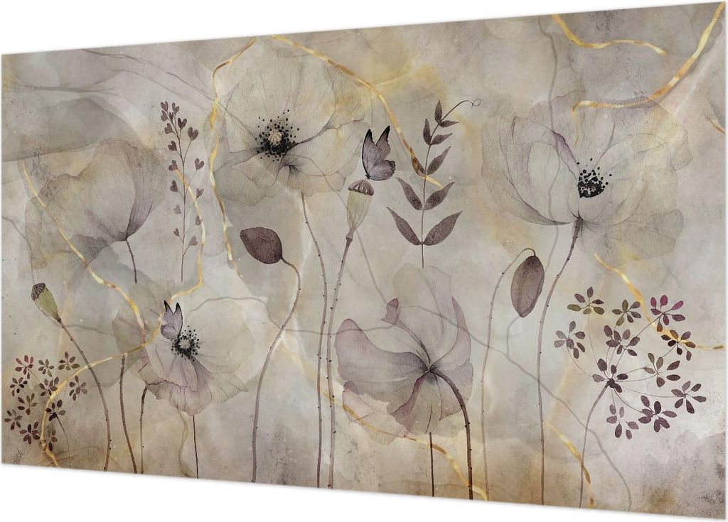 Fototapete - Wandbilder für Wohnzimmer - 416x254 - Dekorative Wandfolie - Modernes Design für Wanddekoration - Tapeten für Innenräume - Zarte B...