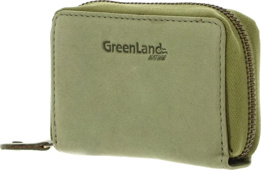 Porta Carte di Credito GreenLand Nature Pelle Verde Pistacchio Slim
