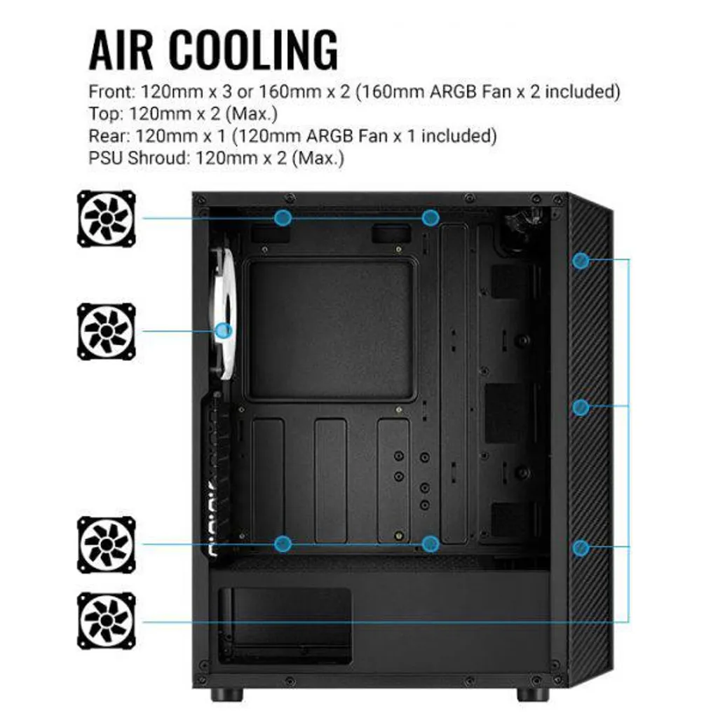 AeroCool Hive v1 ARGB Case - Il preferito dei nostri assemblatori - 2