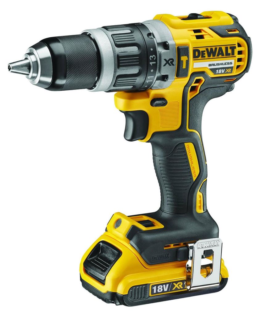 DeWALT DCD796D2-QW drill Keyless Black,Yellow 1.6 kg Immagine del prodotto 