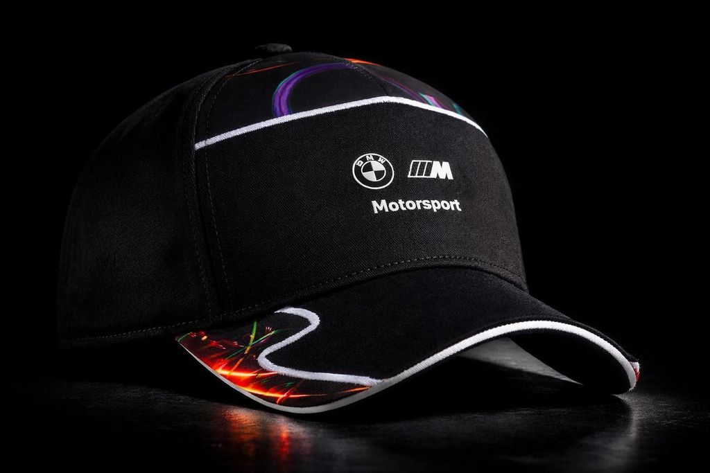PUMA x BMW M Motorsport Cao Fei Baseball Cap Glow‐in‐the‐Dark Snapback Uni