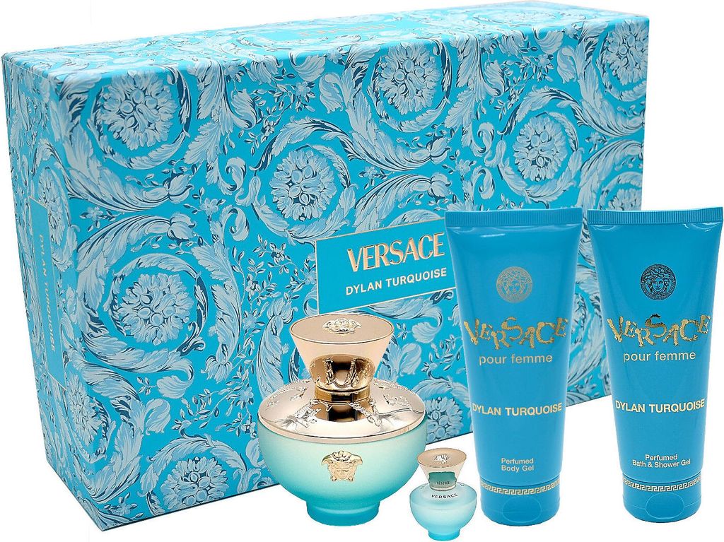 Versace Pour Femme Dylan Turquoise EDT 100 ml + EDT MINI 5 Produktbild 