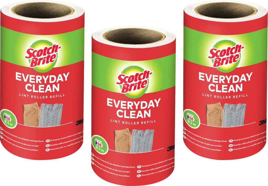 Scotch-Brite™ Everyday Clean, 3 rotoli di ricambio, 56 Immagine del prodotto 