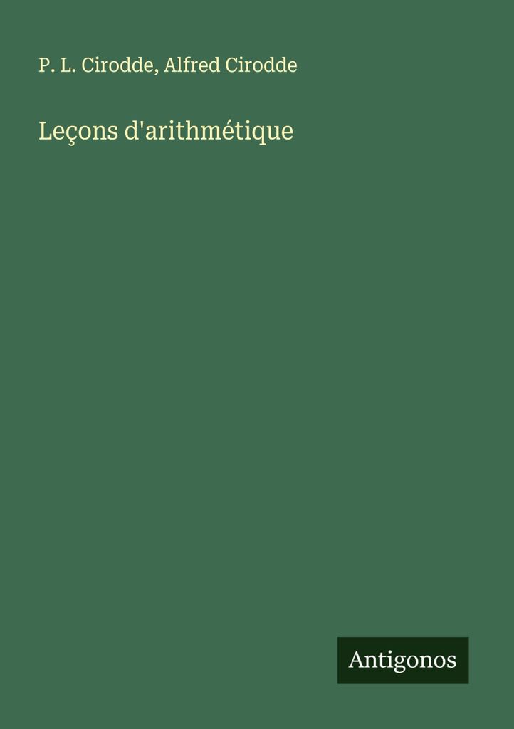 Leçons d'arithmétique