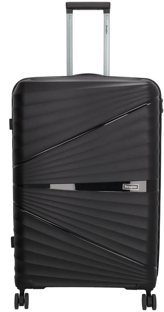 Valise Beagles Grande pour Long Voyage - Bagage Noir Spacieux et Robuste