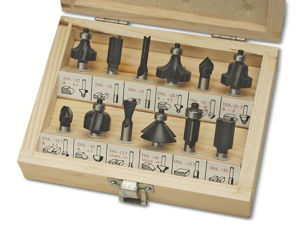 Brüder Mannesmann HM-Fräsersatz 12tlg