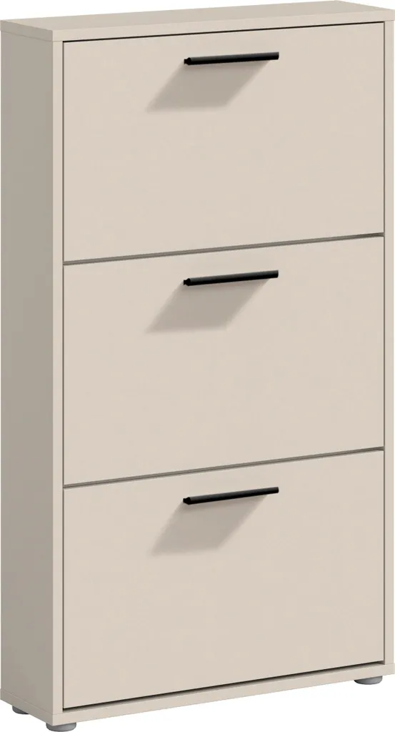 Meuble à chaussures Sam en cachemire pour 6 paires - 59x103x17cm