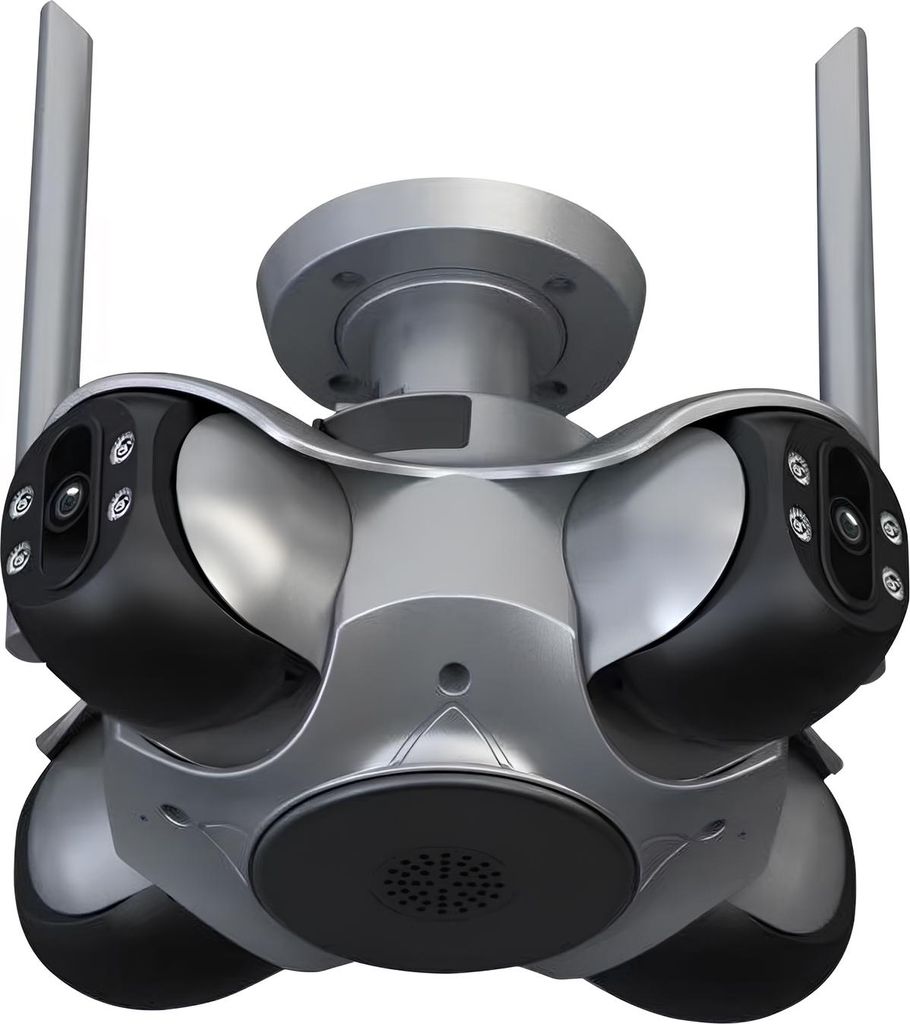 ANTCOOL 4MP 64G Quad Screen WiFi Überwachungskamera Wireless CCTV Auto Tracking Intelligent Quad Lens PTZ Überwachungskamera