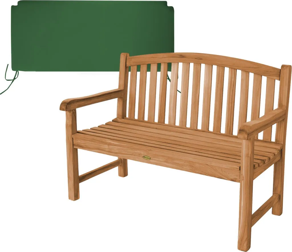 Banc de jardin durable en teck massif Bari 120 cm : fini le bois qui pourrit