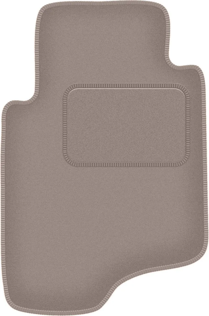 Tappetino Guida Beige Mitsubishi Pajero II 91-99 Velluto Su Misura