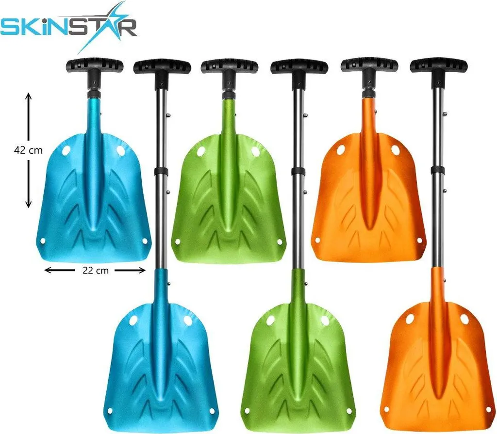 Pala da Valanga SKINSTAR in Alluminio Blu - Kit Sci Alpinismo 3 Pezzi - 1