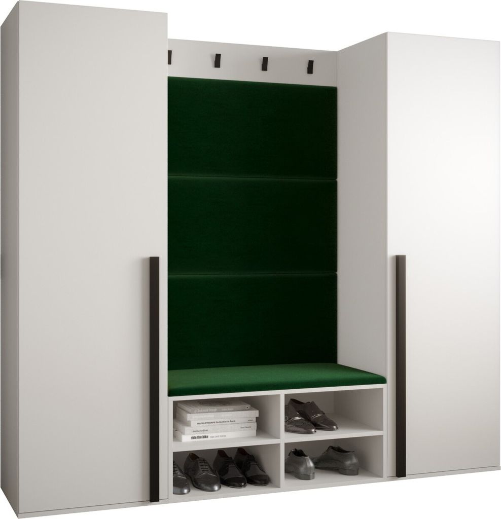 Garderobe MIRO Set 9 mit gepolsterten Paneelen Industrial Design