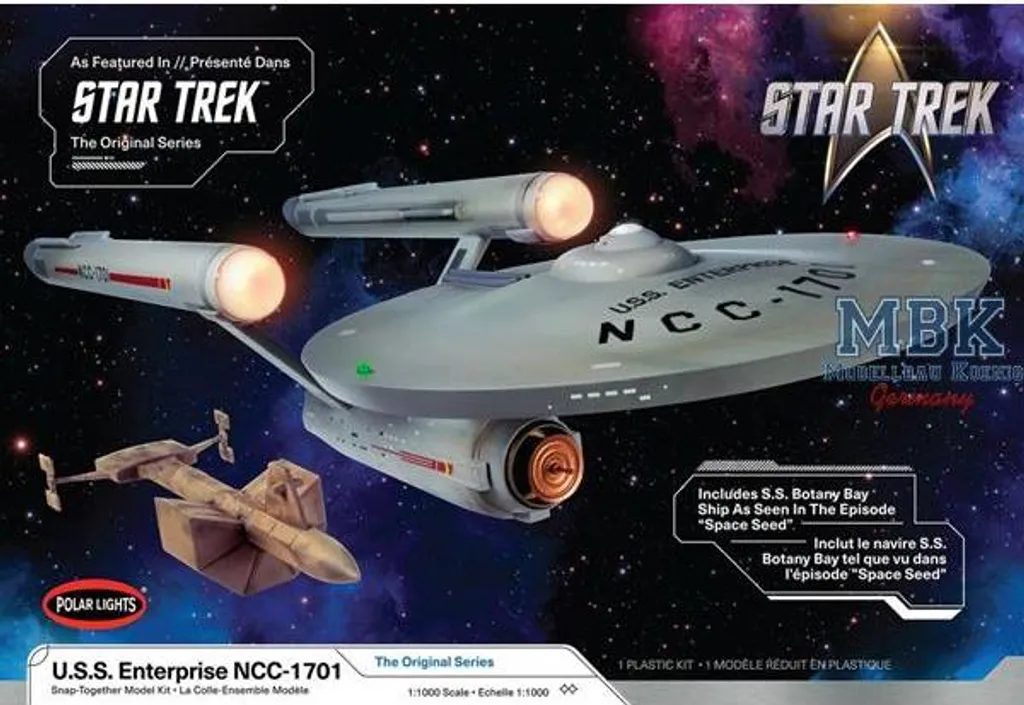 Objet de Décoration Geek Star Trek Enterprise NCC-1701 à Construire Soi