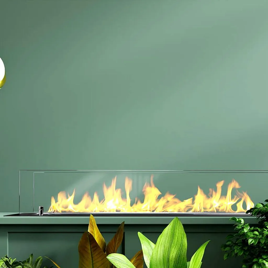 Cheminée bioéthanol Athos : un feu sans fumée ni odeur pour votre table - 8