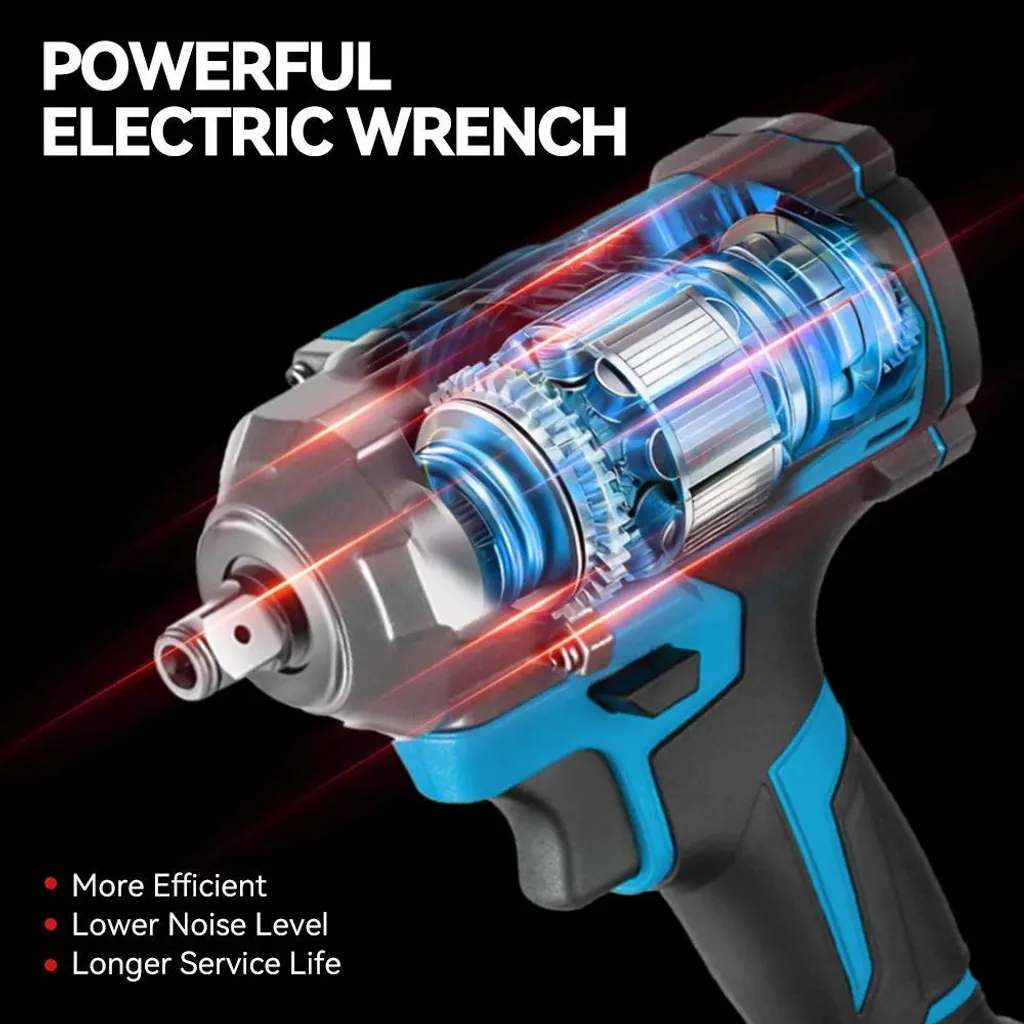 Visseuse à chocs sans fil 18V Brushless 1200 Nm avec 2 batteries Gold