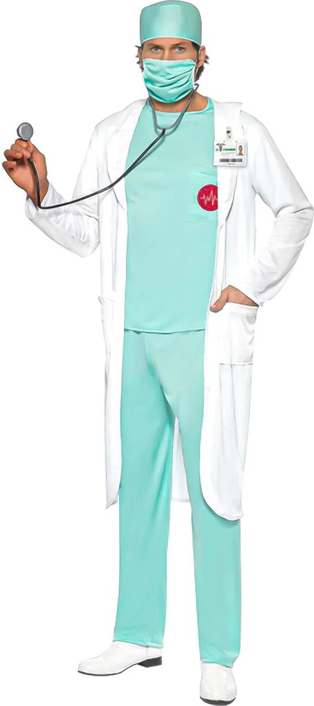 Chefarzt - Arzt Kostüm für Fasching und Halloween Größe: L