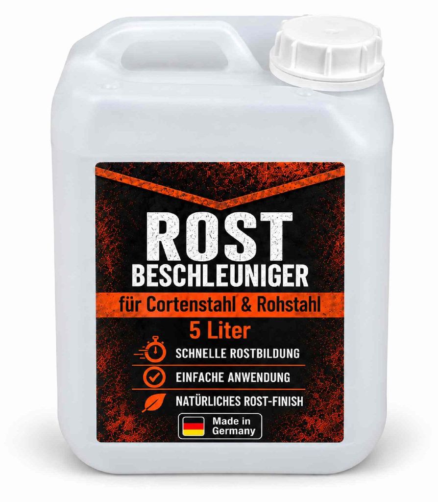 Rostbeschleuniger für Cortenstahl & Stahl 5L – Rost Produktbild 