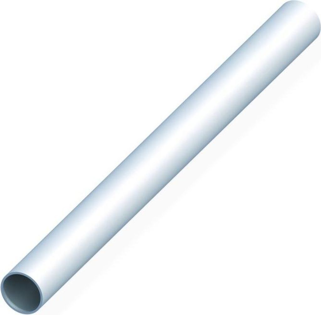 Vormann Alu-Profil Rundrohr 25x1,5 mm silber elox. 1000 mm lang