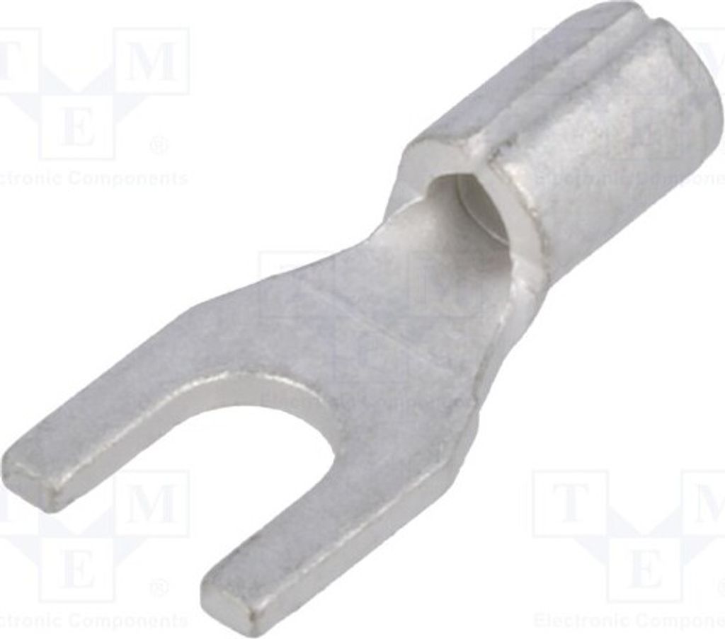 10x Gabelkabelschuh M3 0,5÷1mm2 Klemmverbindung für Leitungen ST-093/2 isoliert(ne