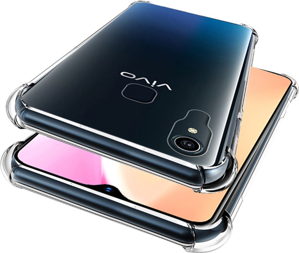 VIVO Y91 Hülle, LaimTop Crystal Transparent Weich TPU Bumper Stoßfest Fallschutz Schutzhülle für VIVO Y91