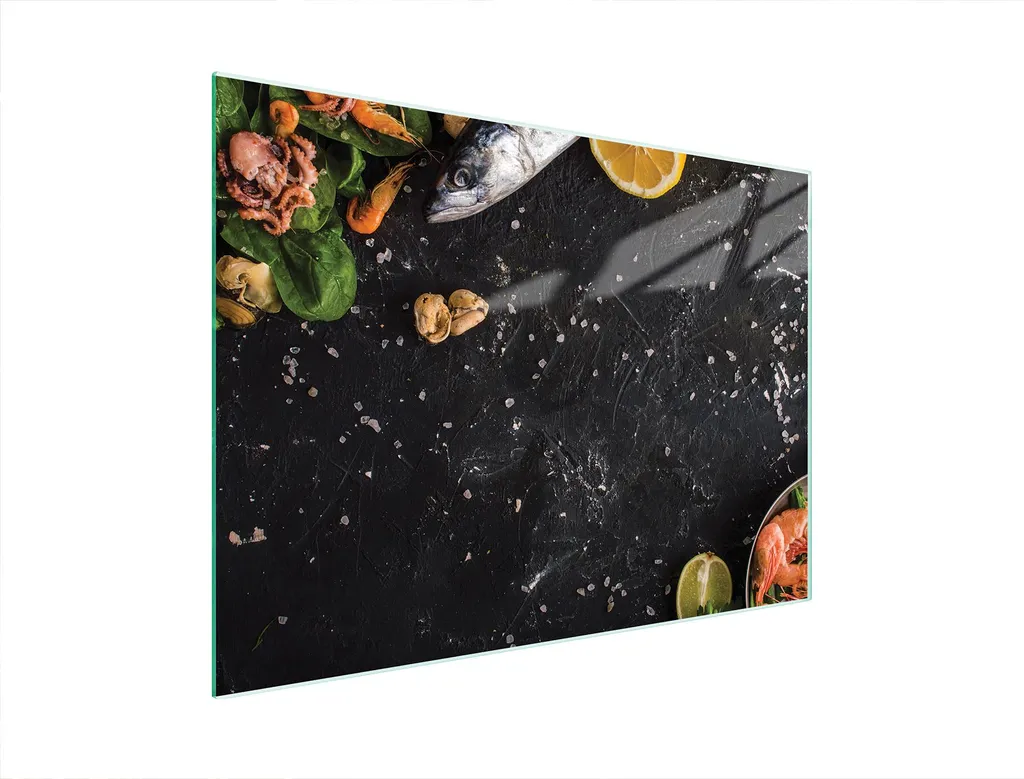 Tagliere in Vetro 40x30 Pesce - Igiene e Design per la tua Cucina