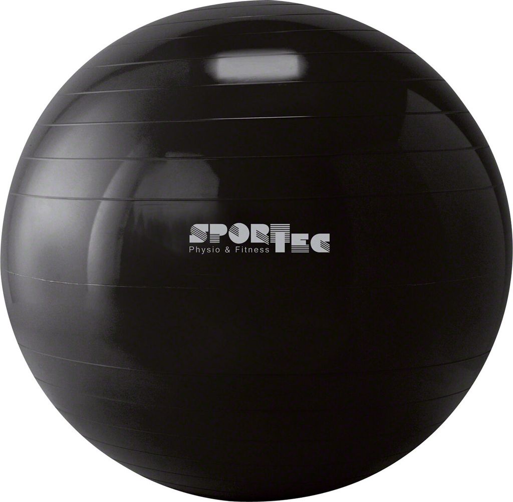 Black Ball Gymnastikball Sitzball Yogaball Büroball Bürostuhl Fitnessball, 65 cm