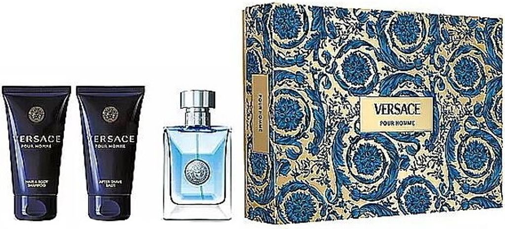 Versace Pour Homme Giftset Edt Spray 50ml/Aftershave Balm Image du produit 