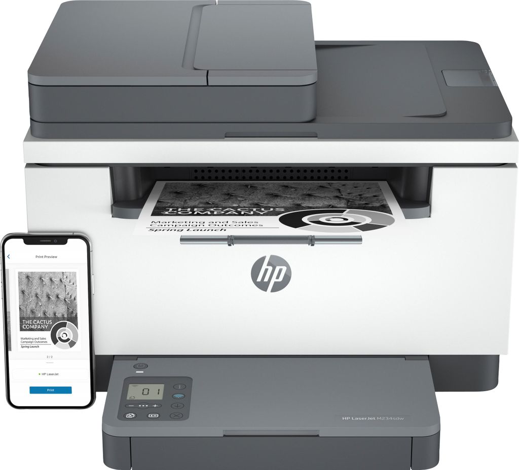 HP LaserJet MFP M234sdw Multifunktionsdrucker S/W, WLAN, Produktbild 