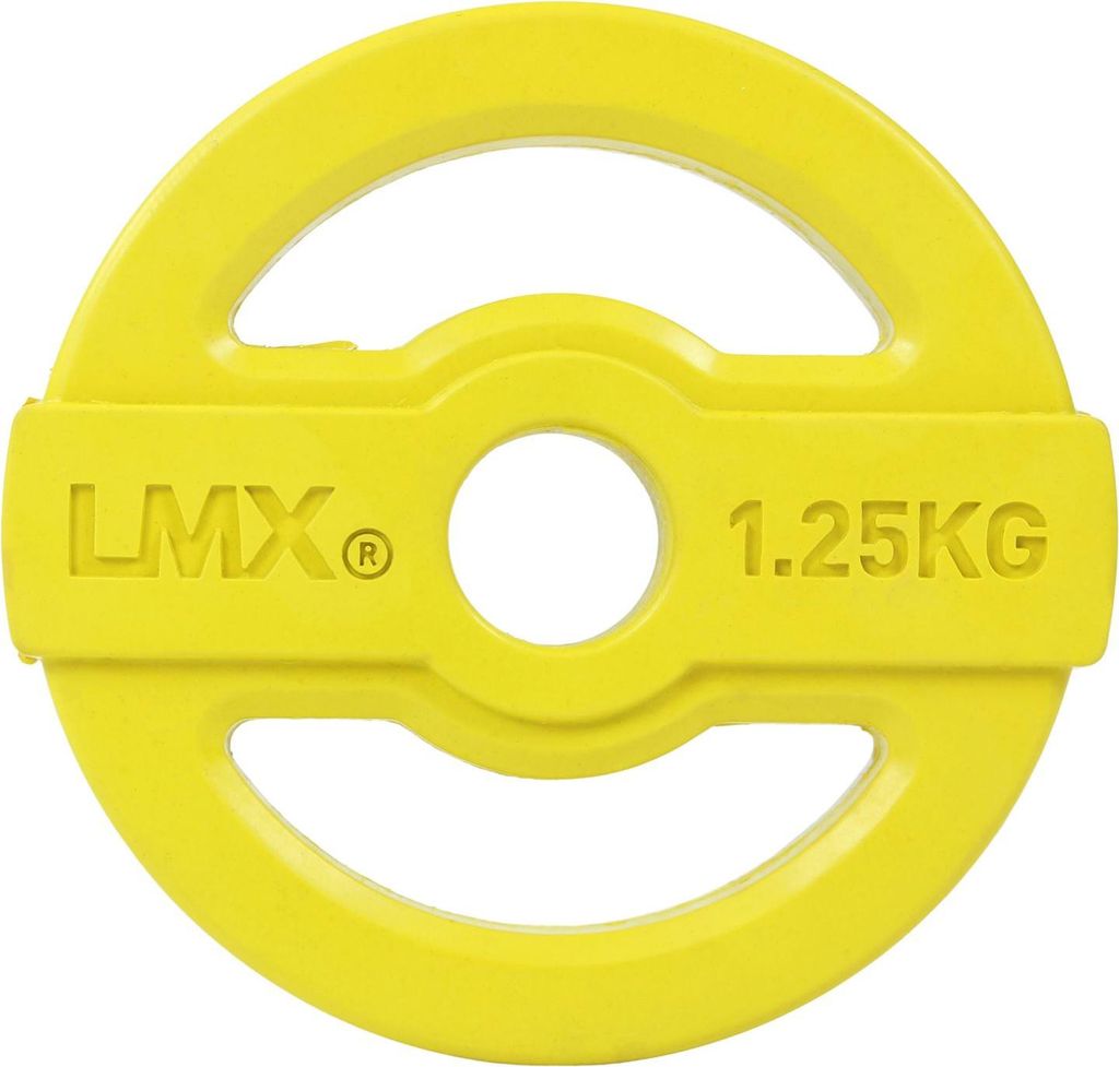 Lifemaxx Studio Pump Disc Scheibe - 1,25 kg - Gelb - 30 mm