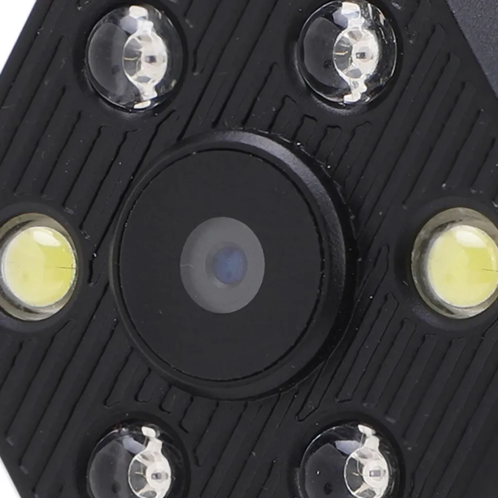 telecamera body-worn 1080P, videoregistratore portatile grandangolare a 100 gradi con luce notturna, 2 clip posteriori staccabili, scheda di memoria da 32 GB, funzione magnetica